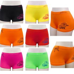 6 LADY BOXERS BOOTY SHORTS SEXY BOYSHORT PANTIES